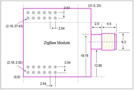  RF010. Zigbee  DRF1605H  