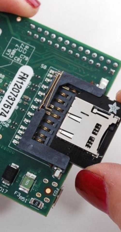 RC086 microSD адаптер для Raspberry Pi B