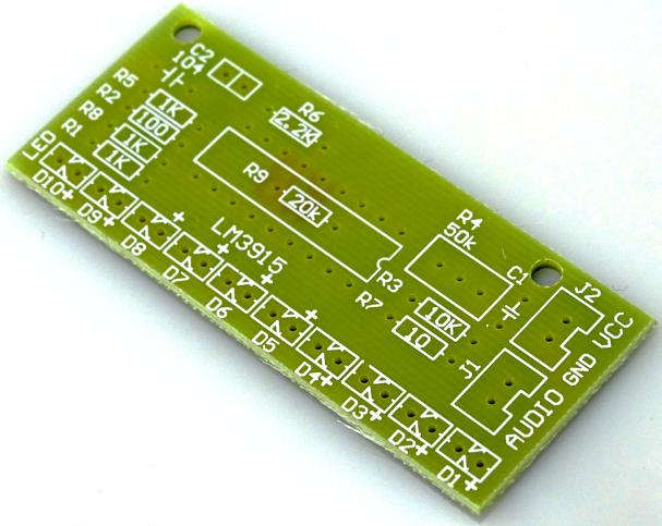 Радиоконструктор RS044. Индикатор уровня на микросхеме LM3915