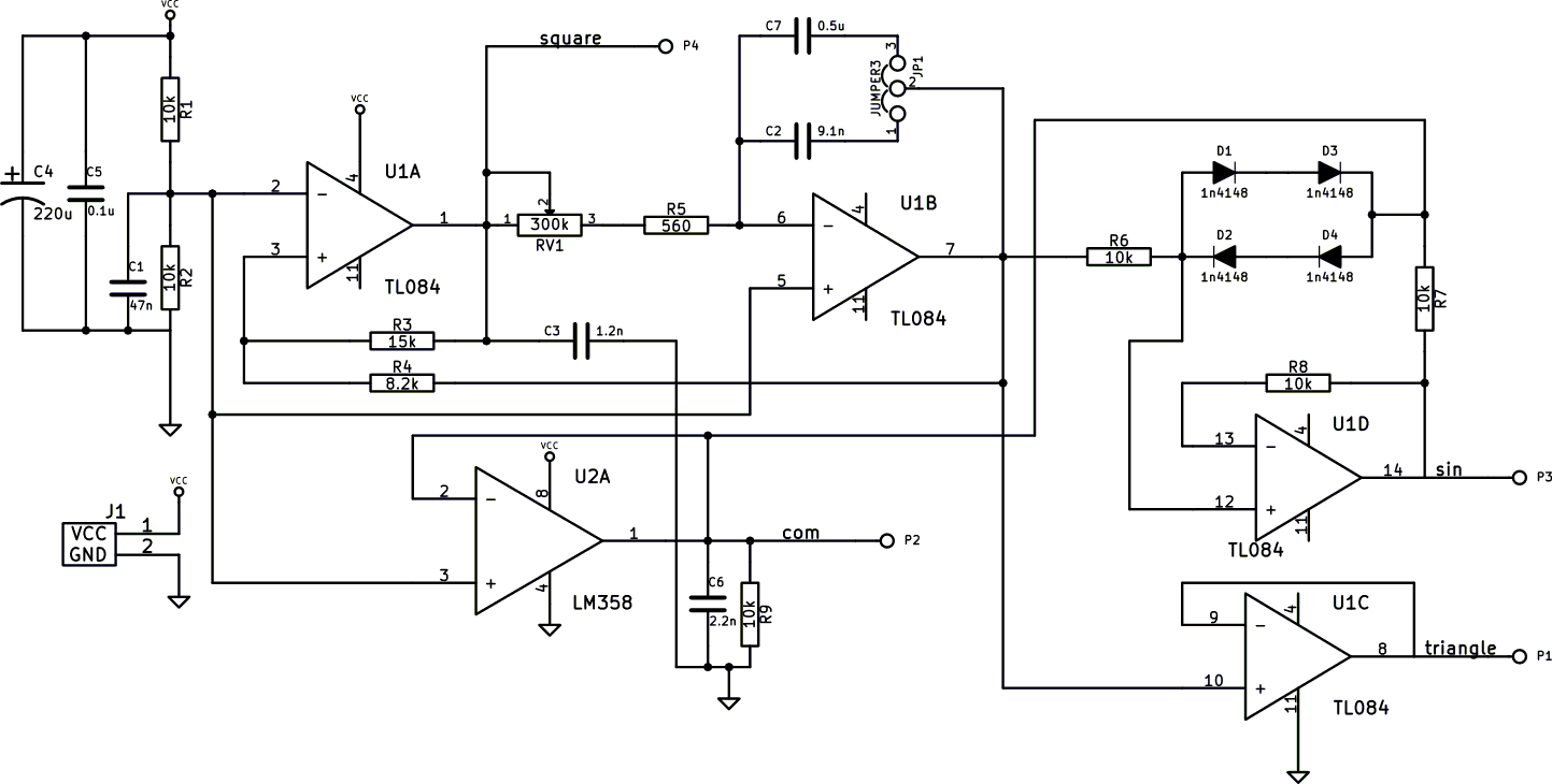 Радиоконструктор RI260. Функциональный генератор