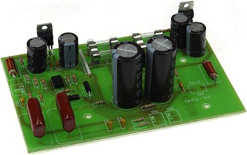 Радиоконструктор RS208B. Стерео УНЧ с блоком питания на микросхеме TDA2050V