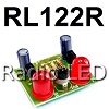 Radio-KIT : Световые эффекты: Радиоконструктор RL122R. Светодиодная мигалка. КРАСНАЯ
