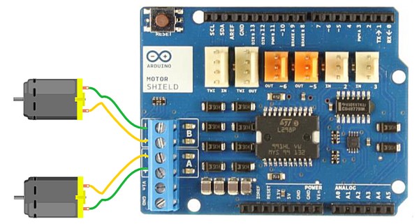 Arduino motor shield r3