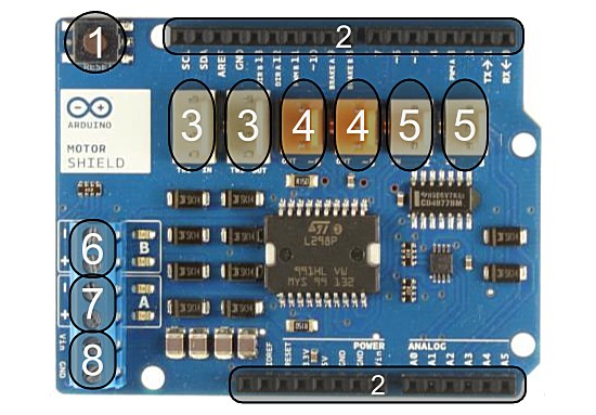 Arduino motor shield