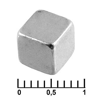 Неодимовый магнит B 6.35x6.35x6.35 N35