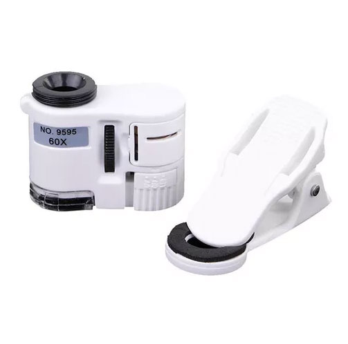 Микроскоп - насадка для макрофотосъёмки на смартфоне.