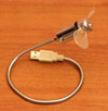 Электронные устройства - помощники в работе и отдыхе: USB вентилятор со светодиодной подсветкой.