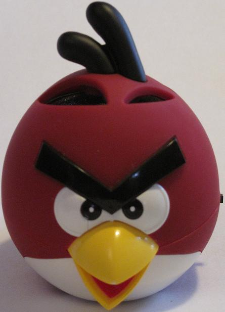 Angry Bird Mini speaker. Компактный mp3-плеер / FM-приёмник / динамик. КРАСНЫЙ