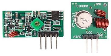 Модуль RF057. Приёмник и передатчик на 315 МГц.