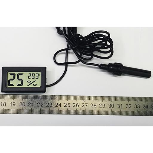 Модуль RI0110-BK. Цифровой термометр-гигрометр с выносным датчиком. ЧЁРНЫЙ