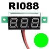 Модуль RI088. Вольтметр 2,5...30 В (Зелёный дисплей 7 мм)