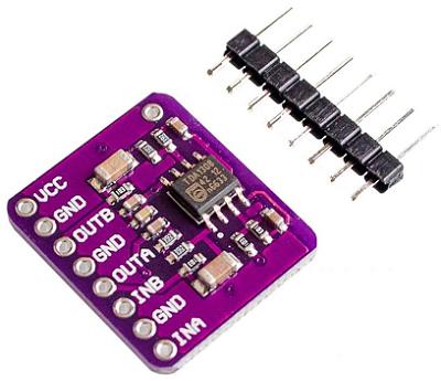 Модуль RS055. CJMCU-1308. Стерео УНЧ на TDA1308 для наушников.