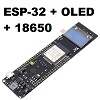 WeMos ESP32, ESP12:  RF067. ESP-32 c OLED-   18650