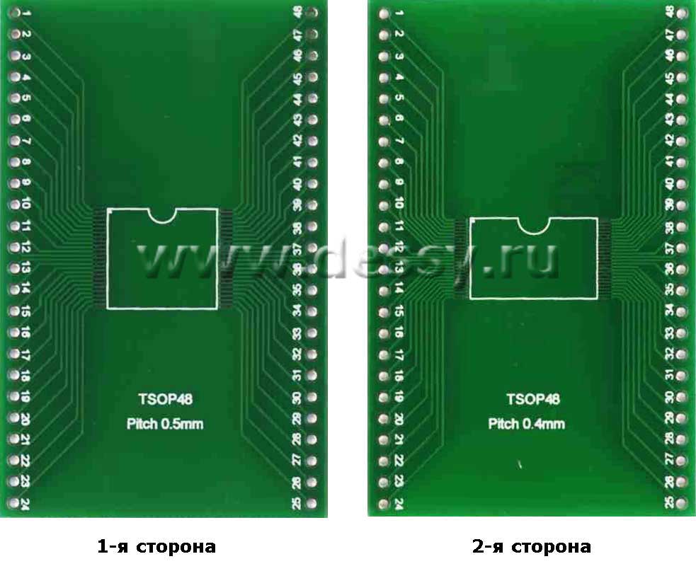         : TSOP48 c  0.5    TSOP48 c  0.4 