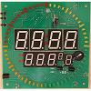 Radio-KIT : Световые эффекты: Часы-термометр на микроконтроллере ATmega8A с LED секундной стрелкой
