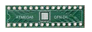 Плата печатная макетная ATmega8_QFN_DIL